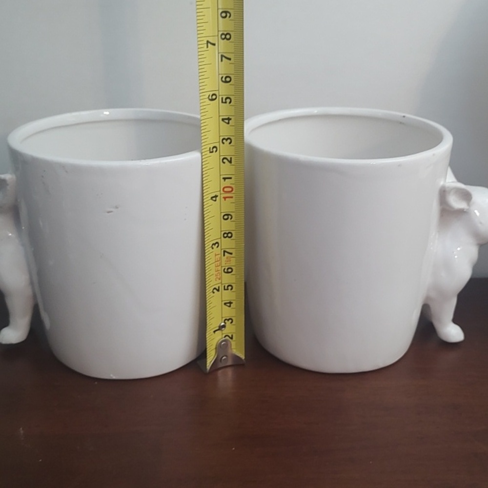 Bunny Rabbit Planters Small Set 2 - Picture 9 of 10